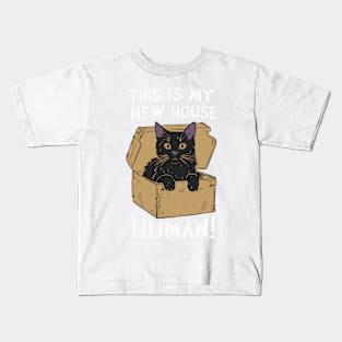 Cat in box Kids T-Shirt